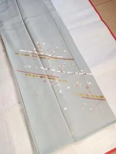 名古屋帯 九寸 京都 西陣 夏物 夏帯 夏 絽 金糸 桔梗 新古品 kp2389 名古屋帯 九寸 京都 西陣 夏物 夏帯 夏 絽 金糸 桔梗 新古品 kp2389