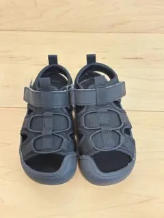 CHERIER キッズ サンダル ブラック 15cm