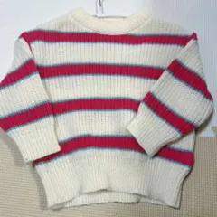 80cm mylittlewonder ニット セーター ボーダー