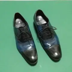 革靴 LANVIN Collection サイズ25 黒／ブルー
