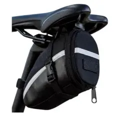 サドルバッグ 自転車 防水 小型 工具入れ ロードバイク クロスバイク 黒のサムネイル
