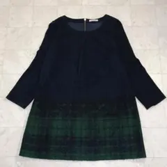 ローズティアラ ワンピース チュニック 大きいサイズ46 Aライン