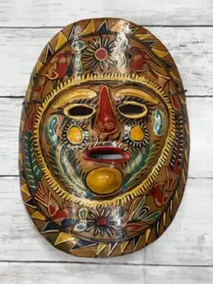 メキシコ 太陽 sol 壁掛け 焼き物 陶芸 伝統工芸 民芸品 - メルカリ