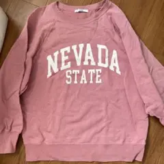 NEVADA STATE トレーナー ピンク
