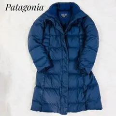 PATAGONIA ダウンジャケット S ネイビー アウター 防寒 大きめコート