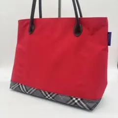BURBERRYS BLUE LABEL バーバリートートバッグ　ラージ　A4