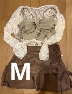 Mサイズ フリルブラトップ セパレート水着 新品未使用