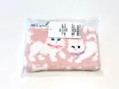 未開封 モフモフネコチャン L字ポーチ ペールピンク