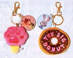 ディズニー ニック ジュディ　ズートピア キーホルダー　ぬいぐるみ キーリング