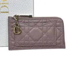 美品　Dlor ディオール　カナージュ　コインケース　カードケース