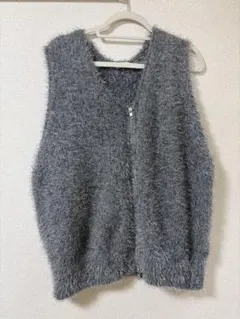 LOWRYS FARM シャギーＺＩＰベスト