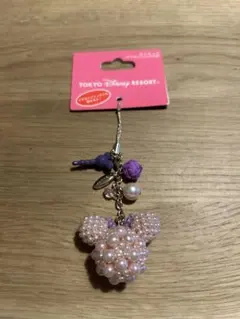 ディズニーリゾート購入　ストラップ　ミニー