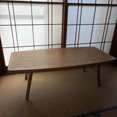 ナチュラルウッド長方形テーブル