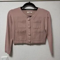 snidel ピンク 長袖カーディガン