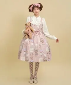 新品★アクシーズファムkawaii10thアニバーサリージャンパースカートピンク