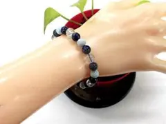 天然石 ラリマーブレスレット 内周17.5cm 　　250720280