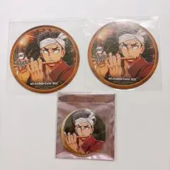 鬼滅の刃 阿波おどり 2025 コースター 缶バッジ 悲鳴嶼行冥 ３セット