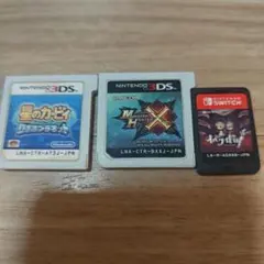 カービィ ロボボプラネット、モンスターハンターX、オバケイドロ (動作未確認)