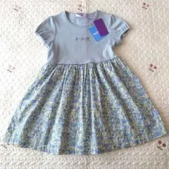 新品　ファミリア　リバティ　ワンピース　110