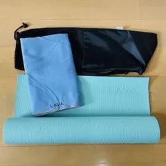 LAVA【SUKALA】リバーシブルヨガマット4mm 収納バッグ付 ピンク - メルカリ