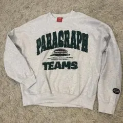 【新品】Paragraph トレーナー フリーサイズ