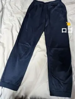 adidas ロングパンツ ネイビー 裾リブのサムネイル