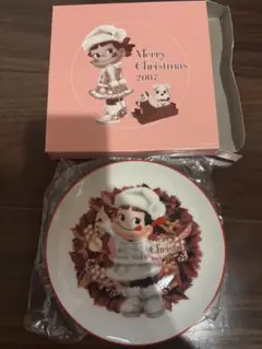 不二家2007 プレート クリスマス ペコちゃん