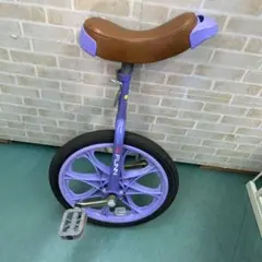一輪車 FUNN パープル ブラウンサドル　18インチのサムネイル