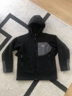 ノースフェイス　フルジップモックネックプリントロゴ内側ボア