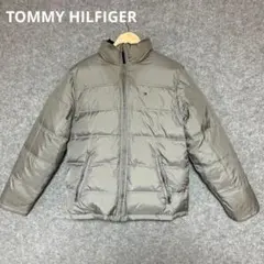 TOMMY HILFIGERグレー /ブラック リバーシブル ダウンジャケット
