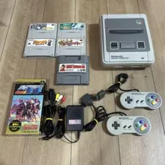 SFC 任天堂　スーパーファミコン　本体一式　ソフト6本　コントローラー 2個