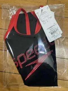 speedo スピード　練習用水着　女子　140cmブラック×レッド