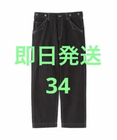 新品】Schott ショット ヒッコリーデニム ブラック サイズ 34 - メルカリ