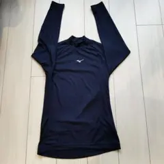 Mizuno アンダーシャツ 長袖 ネイビー 160