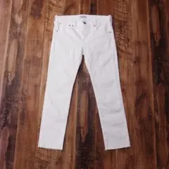 美品 レッドカード PLST別注 クロップドデニムパンツ 24 QI20