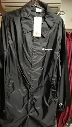 チャンピオン　ナイロン　コーチジャケット　ロング