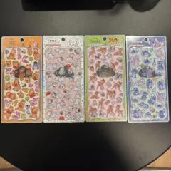 ディズニー プチドロップステッカー 4種類セット