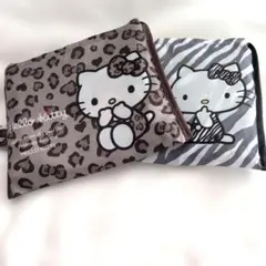 【新品タグ付き】　しまむら　キティ　エコバッグ　ヒョウ柄　ゼブラ柄　2点セット