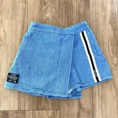 ZIDDY デニムブルー ショートスカート 140cm ショートパンツ