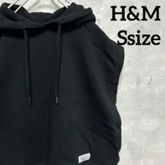 【H&M】エイチアンドエム ノースリーブフーデッドトップス レディースSsize