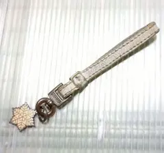 COACH キーホルダー ホワイト スノーフレーク