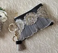 あ*m様 インド刺繍リボン ちいさなポーチ