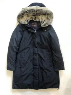 【美品】WOOLRICH×TOMORROWLAND ボウブリッジ XS ウールリッチ WOOLRICH BOW BRIDGE PARKA レディース コート