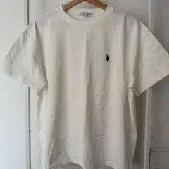 U.S. POLO ASSN. アイボリー 半袖Tシャツ Fサイズ