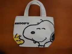 値下中です！ SNOOPY スヌーピー キャンバス ミニトートバッグ