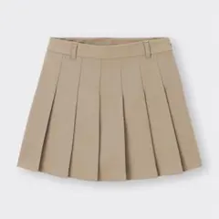 新品✨限定値下げ中GU プリーツスコート ベージュ3XL プリーツスカート