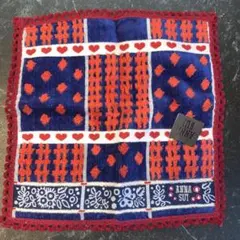 ANNA SUI パターン入りタオルハンカチ