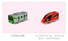 プラレール ２個セット E235系山手線 レッドストリーム ハッピーセット