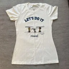 日焼けスヌーピー　ハワイTシャツ