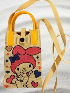 マイメロディ メッシュスマホショルダーバッグ　ミニ　新品